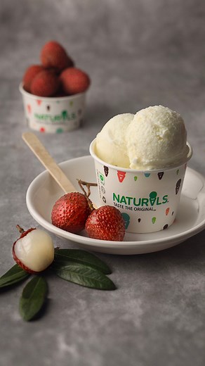 2.3K views · 27 reactions | Our Original Lychee Ice Cream is sure to be a revelation when it comes to beating the heat this summer. Every bite takes the temperature around you, down by a few degrees. Try our Lychee Ice Cream now!..#Naturals #NaturalIceCream #TasteTheOriginal #flavours #icecream #icecreamtime #icecreamlovers #lychee #lycheeseason #lycheetime #lycheeicecream #NaturalsLycheeIceCream  | Natural Ice Cream | Facebook