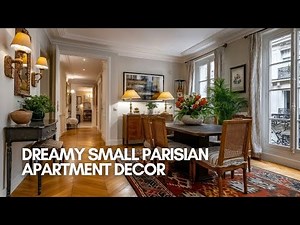 Dreamy small Parisian Apartment Decor | Parisain Chic Interior Decor Tips for Compact Living