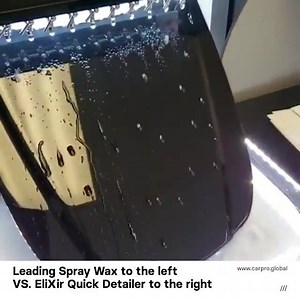 12K views · 273 reactions | Check out the performance of EliXir Quick Detailer versus one of the leading spray wax on the market. All on the new CARPRO Coating Display. Available at https://carpro.global ​ ​#CARPRORepost @unleashedautocare ​_ ◢◤ #CQuartz #CARPRO | CARPRO | Facebook