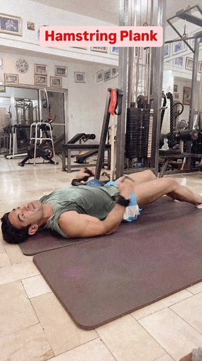 Static tension contraction i call this exercise hamstrung plank #carlosagassi ack mcl meniscus therapy & prevention | Carlos Agassi