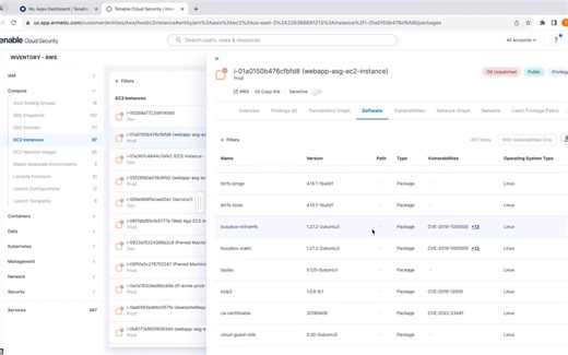 Tenable.CS云原生安全产品演示