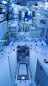 Historic moment! Chinese #astronauts opened the airlock hatch and entered the #Tianhe module, the core module of China's space station #Tiangong, at around 7 pm Thursday (Beijing Time). | Xi's Moments