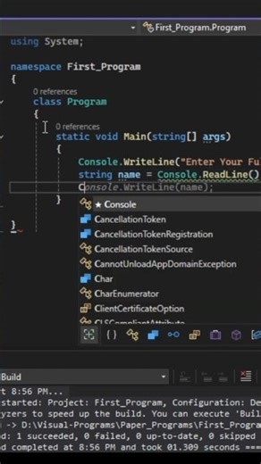 C# Basic Program Explained Easily | C# Tutorial for Beginners #csharp #coding #codinglife #viral