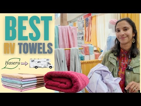 Best Towels for RV Living | Haseru Life at the Hershey RV ShowRV Towel