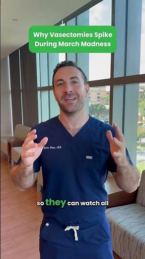 Why do more men get vasectomies in March?