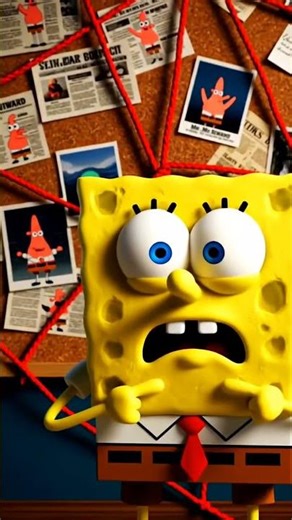 SpongeBob 3D Animation: The Conspiracy 🕵️‍♂️ | AI CGI Short #SpongeBob #3DAnimation #Urbex