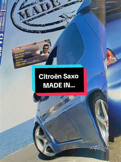 Citroën Saxo VTS MADE IN... #Tuning #CarTuning #AutosModificados #CarCulture #TuningLife