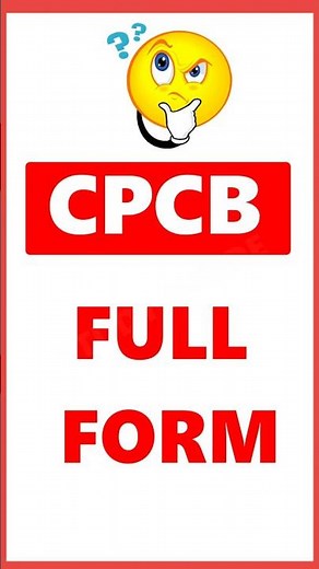 Full Form of CPCB in English || CPCB stands for #cpcb #fullformshorts