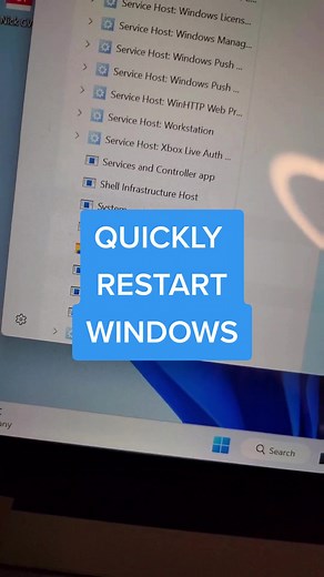 Quickly Restart Windows Without Rebooting PC
