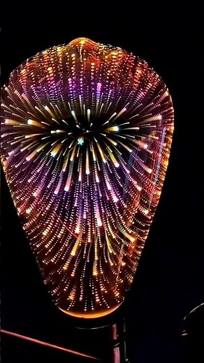 3D LED Colorful Decorative Filament Firework Bulb #decoration #decor ‪@VMone‬