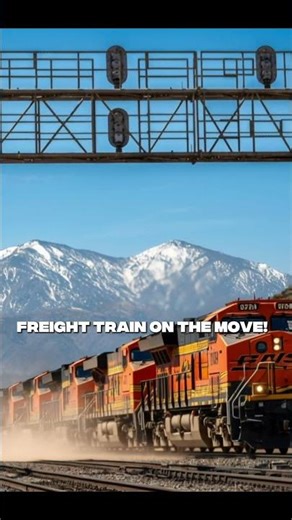 How multiple locomotives team up to move massive freight.”