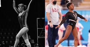 The tragic story of Elena Mukhina, the gymnast who wasn’t allowed to say 'no' like Simone Biles.