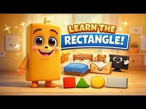 Rectangle Fun! Learn Shapes with Catchy Song | Songs for Kids