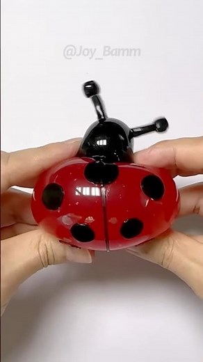 🐞무당벌레 말랑이 만들기_Ladybug Squishy DIY with Nano Tape #실리콘테이프