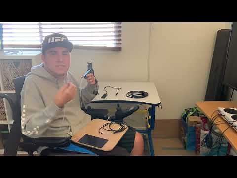 Sip N Puff Adaptive Gaming Device for Quadriplegic