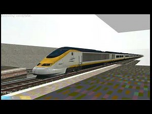 [OpenBVE] Eurostar Class 373 On Third Rail Departs Ashford International For London Waterloo
