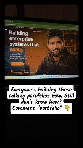 🚀 I Built My Developer Portfolio with AI #claudeai #github #portfolio