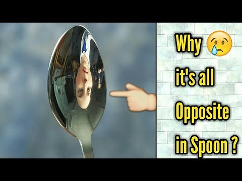Why Spoon makes an opposite Image?