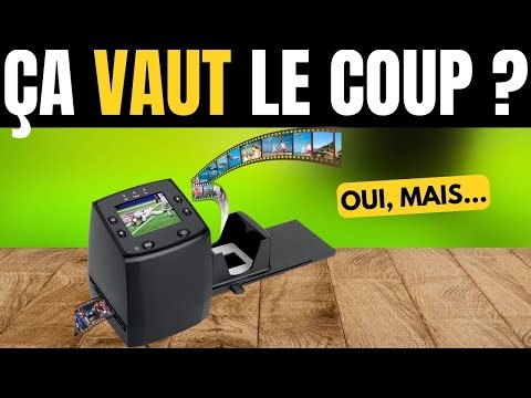 DIGITNOW! Scanner de Négatifs et Diapositives – Écran LCD 2,4", Haute Résolution 3600 dpi