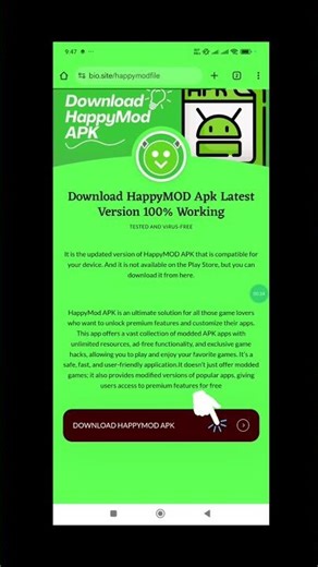 Download Happymod APK - 100% Working mods| Latest version 2026 #happymod #games