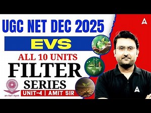 UGC NET Environmental Science | UGC NET EVS Unit 4 Environmental Geosciences By Amit Sir