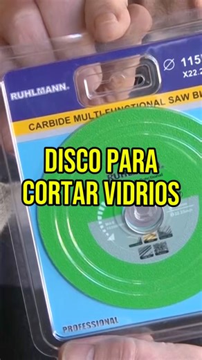 1.9M views · 28K reactions | Para cortar vidrio, este disco es una gran opción | Codigo Ferretero TV | Facebook