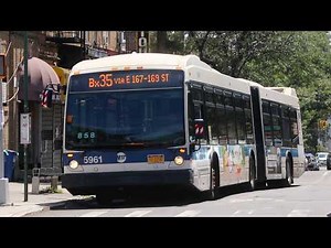NYCT Bus: 2012 Novabus LFSA #5961 on the Bx35 at 169th Street and Boston Road