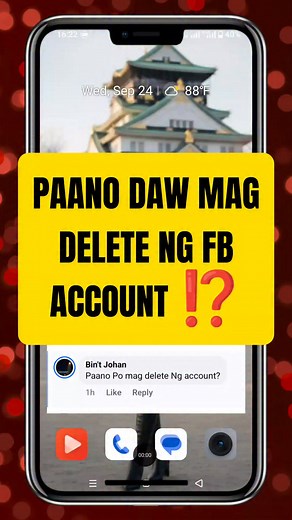 1.2M views · 7.4K reactions | Ganito mag delete ng account. #fblifestyle #tutorial #facebooktips #fyp | Leocela Mae Amit Abrau | Facebook