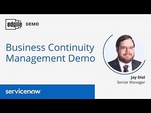 Business Continuity Management Demo