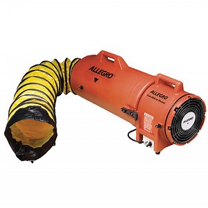 Allegro 9533-15 COM-PAX-IAL 8" AC Plastic Blower with 15 ft Ducting