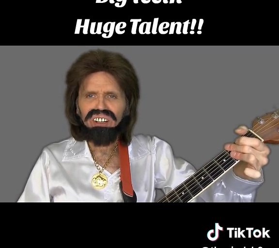 Bee Gees Impersonator with Big Teeth and HUGE Talent!
