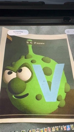 VeggieTales LarryBoy and the Fib from Outer Space Green Fib
