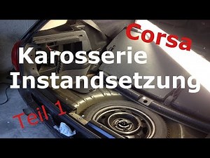 Dem Opel Corsa geht´s ans Blech-Karosserie Instandsetzung-Teil1