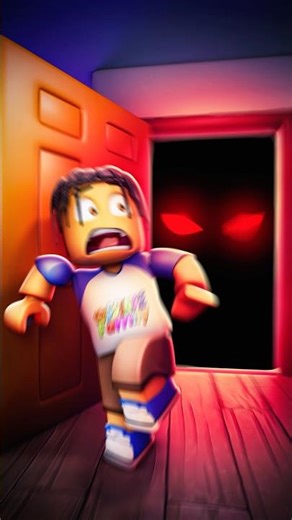WHEN YOU LEFT YOUR DOOR OPEN #shorts #roblox