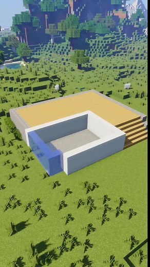 Casa Gigante no Minecraft com piscina #minecraftcasas #minecraftbrasil #minecraftideias #minecraftconstrução