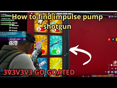 SECRET 3V3V3V3 GO GOATED FORTNITE CREATIVE MAP - How to find impulse pump shotgun tutorial