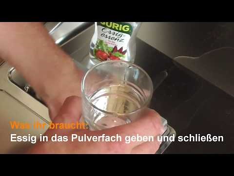 Cleaning the dishwasher: Clean the dishwasher with vinegar, baking powder or baking soda