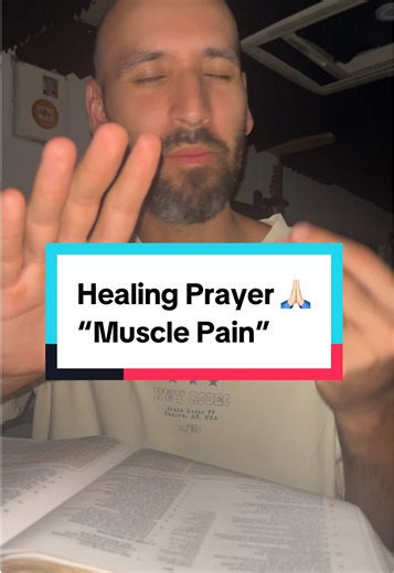 Jesus can heal you from that muscle pain now! #prayerforhealing #prayerforyou #musclepain #soremuscles #prayer