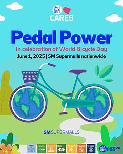 48 reactions · 8 comments | Wheels up, worries down! ‍♀️ Celebrate World Bicycle Day with good vibes, great rides, and #PedalPower!  From chill cruisers to cycling champs, everyone’s invited to roll with us and rep a lifestyle that’s eco-friendly, heart-happy, and totally you. Let’s make biking cool, clean, and community-powered. See you on the saddle, ka-rider!  #EmpoweringCommunities #BikeFriendlySM | SM Cares | Facebook