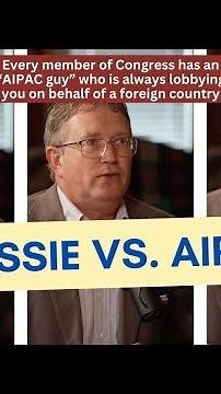 Every member of Congress has an "AIPAC guy" who is always lobbying you on behalf of a foreign state