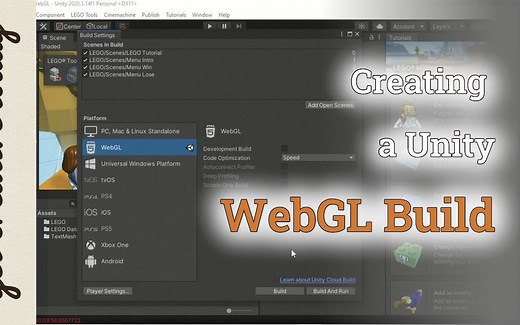 【unity教程】使用Unity WebGL获得今天的创意