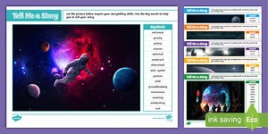 KS2 Tell Me a Space Story Inspiration Activity Pack