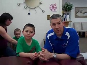 Sterling Pediatric Chiropractor - 3 young children get adjusted