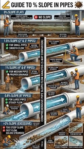 “Drainage Pipe Slope Chart Explained Simply”