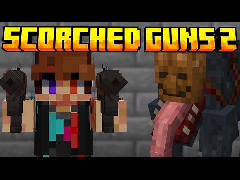 МОД НА ОРУЖИЯ В МАЙНКРАФТ ► 100 дней 100 модов. Обзор мода SCORCHED GUNS 2 #50