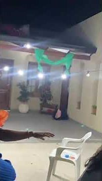 Santa Claus trips on roof in Santa Fe, Argentina