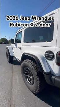 2026 2 door Jeep Wrangler Rubicon X with standard XR Pkg highlight