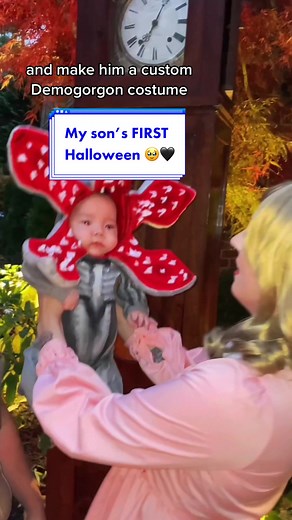 DIY Baby Demogorgon Costume for First Halloween | Stranger Things