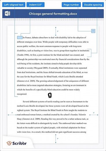 Chicago General Formatting