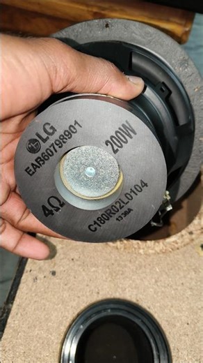 Lg Subwoofer enclosure disassembly #basscheck #subwoofer #subwooferenclosure #lg #trending #shorts